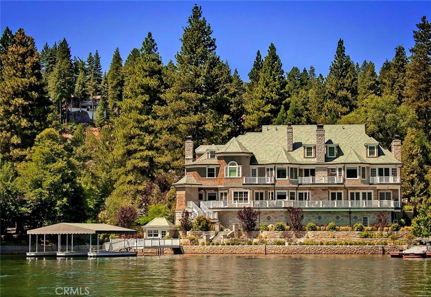 * One of So Cal's Most Elegant Waterfront Properties. Superior & unobstructed lakeviews are as dazzling as the 15,000 plus sq foot interior. World class craftsmanship boast exotic materials; native split granite, slate, marble  & impressive cabinetry - State of-the-art luxury throughout. Two bedroom self-contained caretaker's quarters - Otis whole house elevator - Wine room - Security & media system plus a 23 Car Garage with Turntable & Bath.  $15,864,000  Invested...  NOW  $7,995,000 !