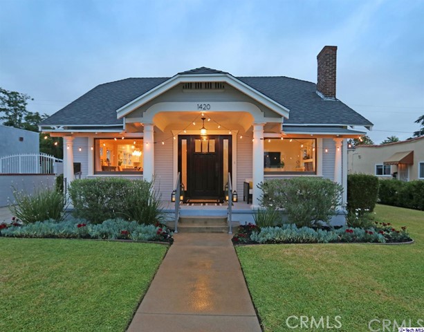 Picture perfect Pasadena! Tucked away in a quiet & charming pocket of NE Pasadena & backdropped by the San Gabriel mountains lies this stunning 3 bd, 2 ba 1920's bungalow (+ finished attic that works perfectly as a 4th bedroom, office or extra family space)! A clean, landscaped front yard leads you past a large front porch & into a sunny, flowing floor plan and a detached garage w/ workshop! Modern comforts blend seamlessly w/ original architectural details. Features include a bright chef's kitchen with stainless steel appliances overlooking the open concept dining and living room, hardwood flooring throughout, custom built barn style doors, tons of storage, designer tile work, wine cellar, custom designed baths with quartz countertops and the list goes on! When the sun sets, curl up with a book in front of the fireplace or escape to the ultra private master retreat featuring walk-in closet, spa-like bathroom and french doors that lead to the tranquil backyard. The ideal location lends easy access to all of the nearby luxuries and conveniences you could ask for! Copy & Paste this link for the virtual tour: https://my.matterport.com/show/?m=TZwZPqi1tgH&mls=1&mt=0 & this link for property video: https://youtu.be/HsaMeYt4at4