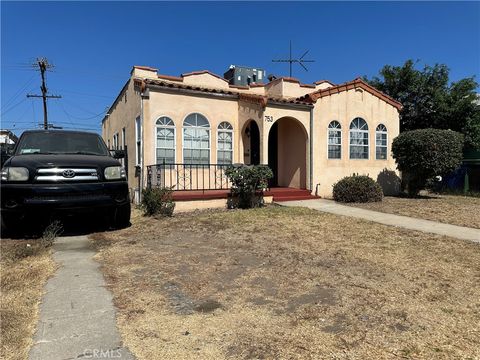 A home in East Los Angeles