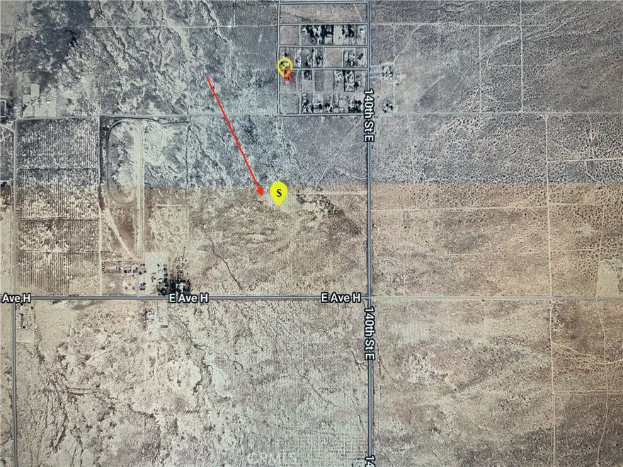161.53 Acres of Vacant Land – Zoned LCA21 in Roosevelt, Lancaster

This expansive 161.53-acre parcel in the Roosevelt area of Lancaster offers a unique opportunity for rural or agricultural development. Located at the intersection of E Avenue H and 140th Street E in Los Angeles County (34.721245, -117.883784), this property is ideal for those looking to invest in a growing area.

-Zoning: LCA21 – Rural/Agricultural
-Legal Description: VAC/COR AVE H 140 STE, ROOSEVELT, CA 93535
- Potential Utilities: Connections may be available on the main street (buyer to verify with utility companies)

Don’t miss this opportunity to bring your vision to life. Interested? Contact the listing agent directly.
