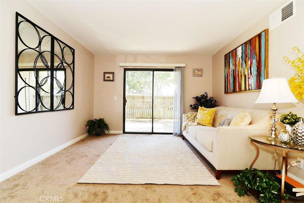 First Floor Condo with Large Patio in Private Gated Community. No stairs!
Perfect for people that do not like the stairs. Ideal starter home or someone downsizing ready for retirement and want a flat one story home. This condo features new carpet throughout, new paint and new vinyl floor in bathrooms. It also has a big patio with a storage and private laundry hook up. Unit has 2 assigned parking spaces. Community features tennis court, swimming pool and spa. Convenient location near shopping, restaurants, schools and in quick connection to both 10 and 60 fwys. Move-in ready condition! Don’t miss this one!