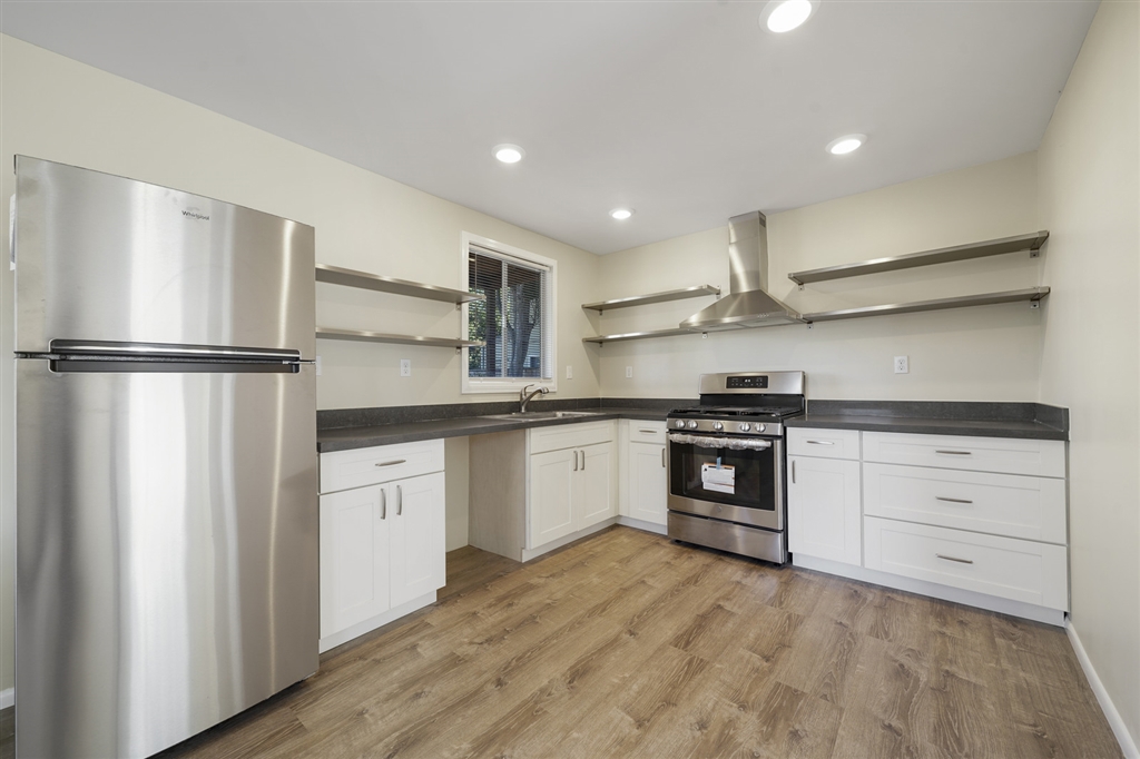 RICHMOND ANNEX HOME. LIGHT & BRIGHT! FRESH PAINT THROUGHOUT! NEW APPLIANCES! OPEN FLOOR PLAN! Close to I-80 & 580 entrances. Home faces South. New plumbing & electrical. New roof. New washer & dryer. New kitchen appliances w/quartz countertops. Gas Fireplace. New Vinyl plank flooring (Downstairs). Refinished hardwood floors (Upstairs). Long driveway. Large back yard. Must obtain renter's insurance - Deposit with first month's rent - No pets (Service Pet Exemption) - Renter's Insurance Required. Neighborhoods: RICHMOND ANNEX