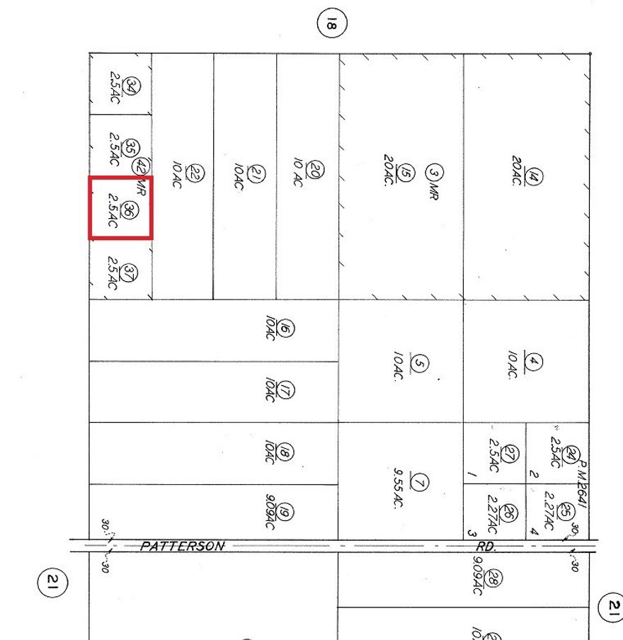 2.5 acres on 205th Street West in Kern County about 1/4 mile north of Patterson Road. It's an affordable parcel offered at a great low price!