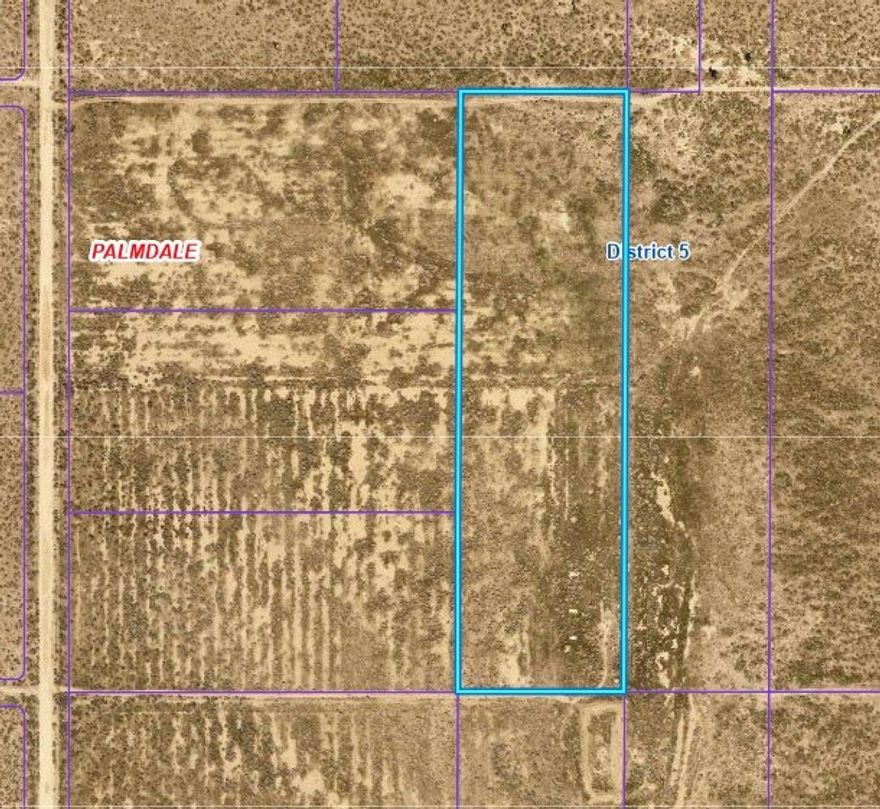 Amazing investment opportunity available from motivated seller! 11.43 acres of Industrial PD M4 zoned land in Palmdale. Owner finance option is available!! Address is just an approximate, corner stakes are just to give idea using GPS coordinates provided by the counties website. Flat usable land with great views on dirt road off paved 90th St e and just north of paved Columbia Way (Ave M). Verified access / easement rights, one of the only few in that area. Buyer and buyers agent to check all information with the city or the county for allowable uses and requirements and rely on their own investigation. Buyer responsible for checking zoning, utilities, permits and exact property boundaries.