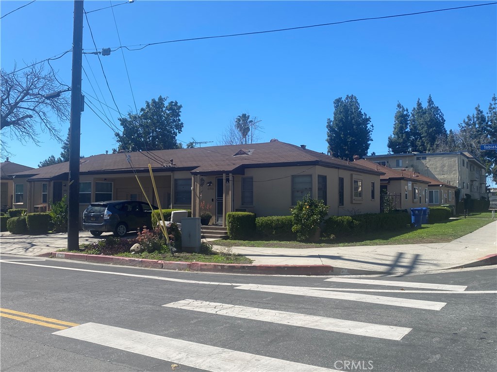 This property consists of a 3-unit on a corner lot. All units are one-bedroom, one-bathroom, small dining room cottages with attached one-car garages and washer & dryer hookups. There is a potential for over a 40% increase in rental income, making these units highly desirable due to their style and location. Qualifies for residential financing. The property requires low maintenance and has reliable tenants. Additionally, this property can be purchased alongside the adjoining 6-Unit complex 14639 &14644 Vanowen St., 10,985 sq. ft. (APN 2236-007-029 and 2236-007-028).