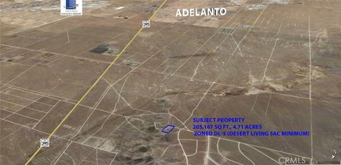 Photo of 0 Desert Flower Road, Adelanto, CA 92301 (MLS # HD22230030)