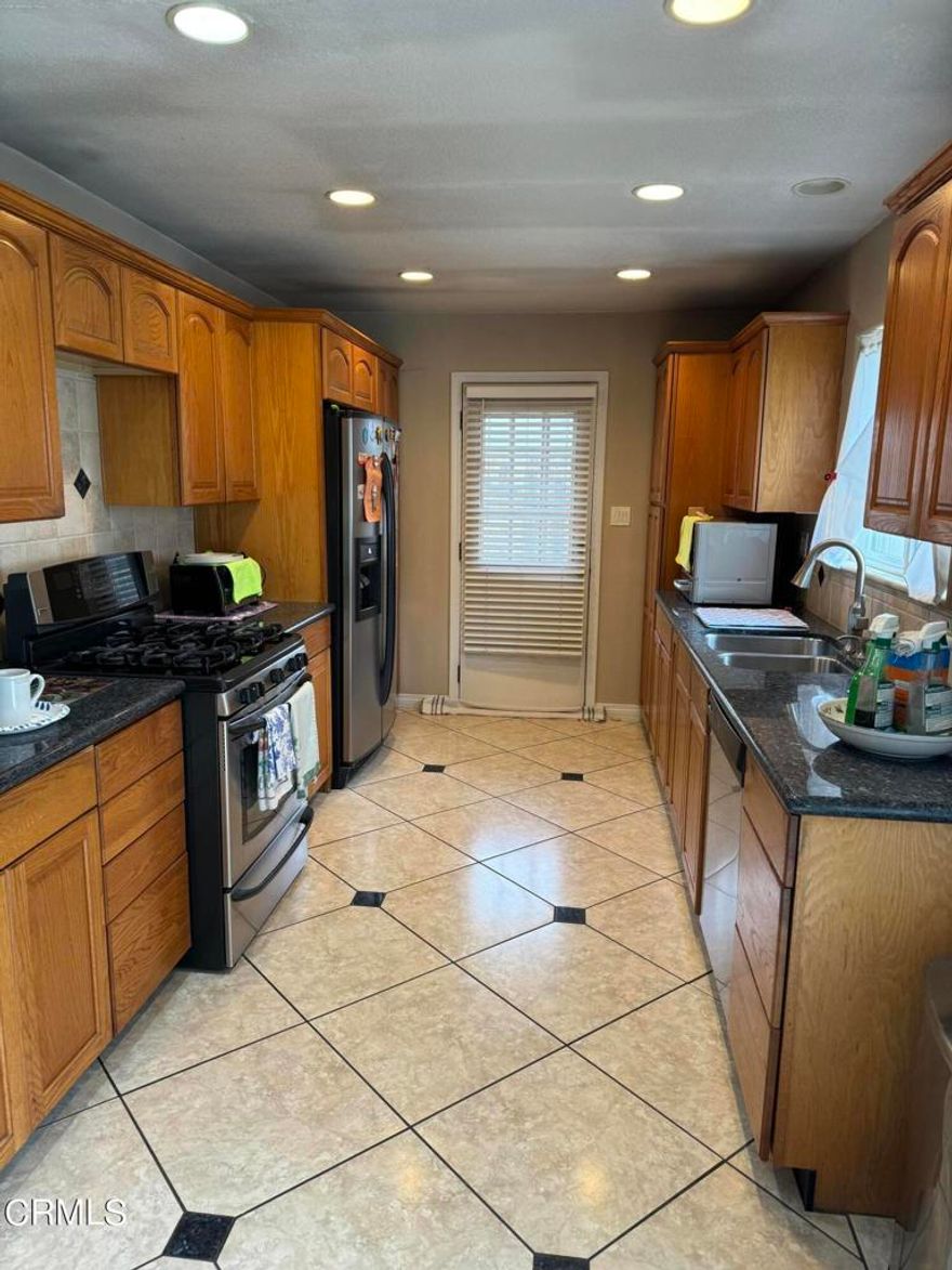 Lots of square footage for the price.  County records show this home to have 2112 sq. ft. of living space, 5 bedrooms ,2 bathrooms and a 2-car detached garage on a 9967 sq. ft. lot. This home has the potential to section off two bedrooms and create an attached JR. ADU, or how about converting the garage into a detached ADU? The possibilities are endless. Please check with the City of Ventura for building requirements.