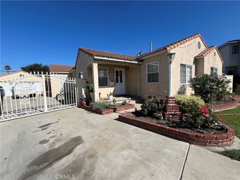 A home in Downey