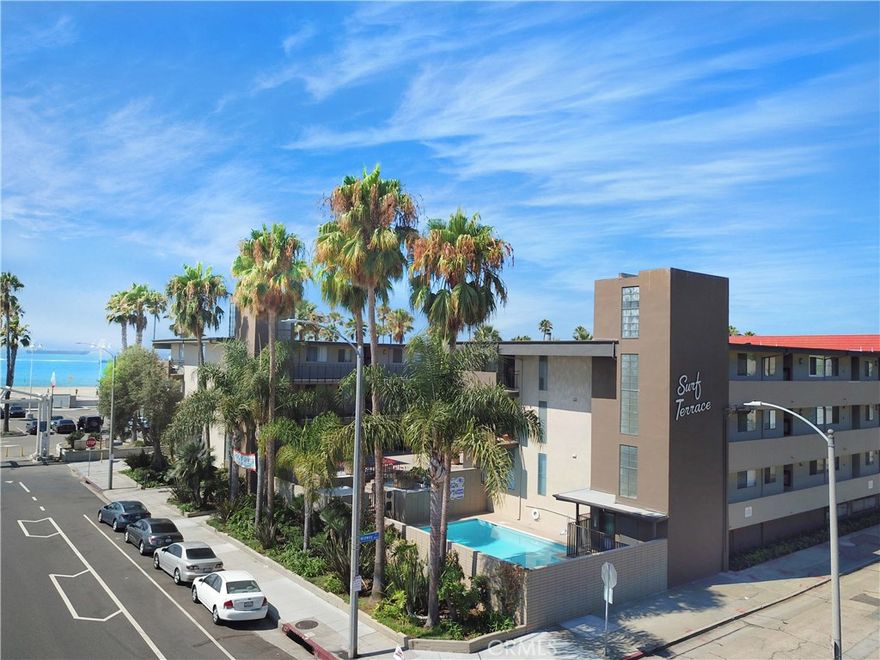 Welcome to Surf Terrace Apartments, a truly iconic 60-unit apartment building in the hidden gem beachside community known as Belmont Shore.  Surf Terrace Apartments is perfectly situated along the Belmont Shore boardwalk, adjacent to Belmont Veterans Memorial Pier, providing many of the units with breathtaking ocean and pier views, while all of the residents are just steps to the sand.  On the market for the first time ever, this once in a lifetime opportunity is desirably comprised of mostly 2 and 3-bedroom units.  Surf Terrance apartments is just a half-mile from E. 2nd Street, a 15 block &#8220;main street&#8221; stretch offering quiet cafes, boutique shopping, countless dining options and a bustling nightlife that has something for everyone.  Just 3 miles up the coast is Downtown Long Beach, a thriving hub that is experiencing a development boom, including a new civic center, an expanded aquarium, and updates to the iconic Queen Mary and surrounding retail.  Surf Terrace is a staple of Belmont Shore and any investor will be proud to include it as part of their real estate portfolio.
