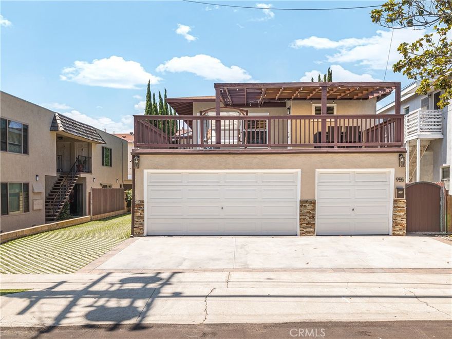 An amazing investment opportunity is waiting. This property features two homes that are completely separate from each other with private yards and driveways. The front house is 1,850 sq ft with a stunning 4 bedroom, 2 bath layout, built for the owner in mind. The house has been extensively remodeled in 2011 and again in 2022 with all new appliances, fixtures, paint, and new water heaters. The house also features an enormous usable deck, a fenced yard, and a 3 car garage. The back house was newly constructed in 2015 and is 1,700 sq ft with a 3 bedroom, 2.5 bath layout. This house is completely hidden from the street with recent hardscape improvements around the perimeter, providing full privacy to enjoy the large front yard and the backyard with deck. The house features a tankless water heater and a very large 2 car garage that was specifically built for XL vehicles. 

Both houses include recently updated features such as quadruple paned windows, mature low maintenance landscaping, new central AC systems, invisible fire sprinklers in all rooms and doors with soundproofing and top ventilation. The living areas feature high-end laminate "wood-style" flooring, Hunter Douglas fans, recessed lights on dimmers throughout, and built-in 7.1 Dolby speakers in the living room. The kitchen features gorgeous granite countertops throughout, custom soft close cabinets, built-in shelving and brand new stainless steel appliances, dual stainless kitchen sink, Kohler fixtures and built-in wine refrigerator. Upstairs, the primary bedroom offers two large custom designed walk-in his/her closets with shelving and lots of storage oversized master bath with dual sinks, custom shower and separate tub/shower combo, and stunning Italian tile flooring. Each home has an attached oversized garage with a laundry room including washer/dryer hookups and storage closet and are finished with epoxy floors giving the option to use the space as a gym and use the driveway for parking with a bonus backyard patio area.