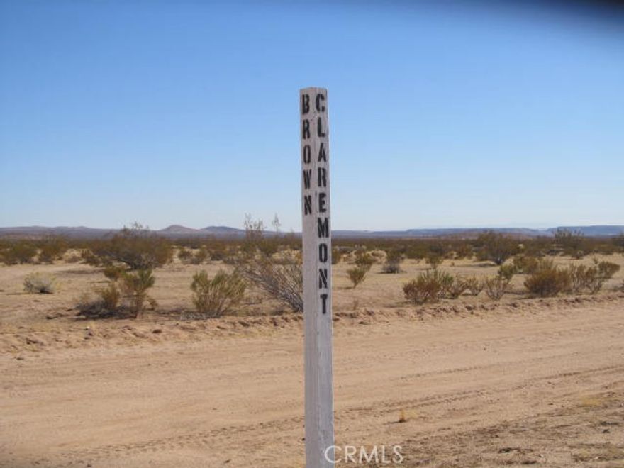 TRUST SALE !!! THIS IS LOT NUMBER 02 OF 7 LOTS FOR A TOTAL ACRAGE OF ABOUT 140 ACRES. DON`T MISS OUT ON THIS RACH OR A SOLAR FEILD WHICH EVER YOU CHOOSE. IVESTMENTS ARE CALLING YOU NOW .. GET YOUR FAILY TOGETHER OR JUST TAKE IT ALL. ALSO CHECK OUT MLS NUMBERS THE OTHER LISTING TO SEE THE OTHERS.

Latitude 35.179698 Longitude -117.754577