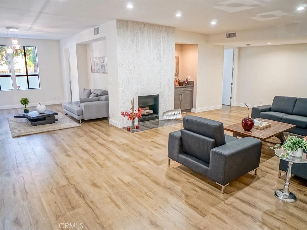 Exquisite 2 bedroom plus Den, nearly 2,000 sq. feet condo. Totally remodeled in 2016. Located in prime Westwood / Century City area, near Beverly Hills, Westwood Village, Rancho Park Golf course, Shops, Restaurants and Places of worship. Brand new state of the art kitchen features quartz counter tops, custom cabinetry, brand new Bosch appliances and dazzling designer glass backslash. Breakfast bar area opened to the family/living room with private patio. Large Master Suit overlooking huge balcony and amazing SPA like Master Bathroom suite featuring free standing bathtub and separate stand-up shower with multiple jets. Den has its own fireplace and can be easily converted in to the third bedroom. Second bathroom and Powder room also features custom vanities and designer porcelain tiling. All bedrooms have walk in closets with plenty of storage space. Stunning European laminate wood flooring runs through this gorgeous unit. Laundry is inside the unit. Common amenities include rec-room, dry sauna, pool and spa. Located in the prestigious Fairburn avenue Elementary School district.