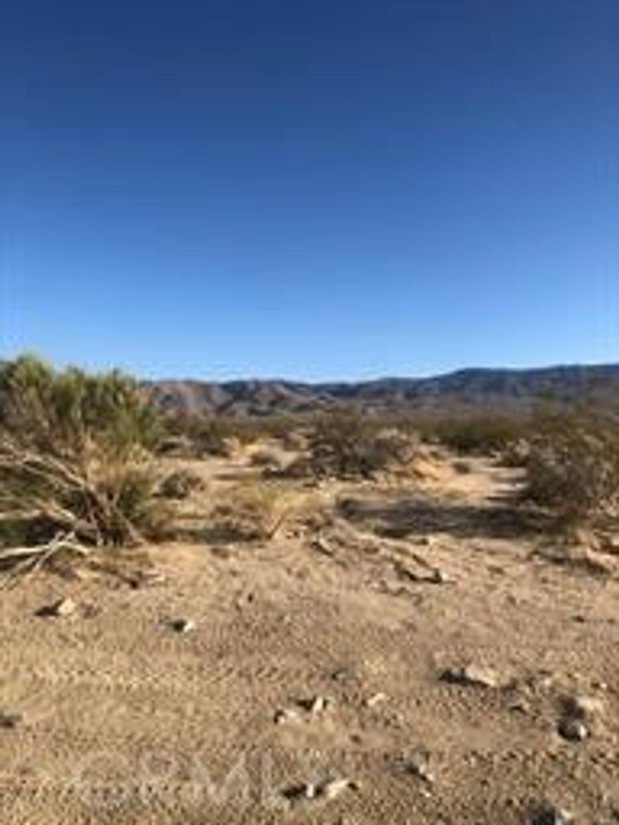 Explore the possibilities with this expansive 40 Acre rural residential!! Perfect for building your dream home, establishing a private retreat, or investing in future development. Enjoy the peace of wide-open spaces, Don't miss this unique opportunity. Coordinates34.663303-117.004036