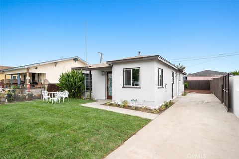 A home in Downey