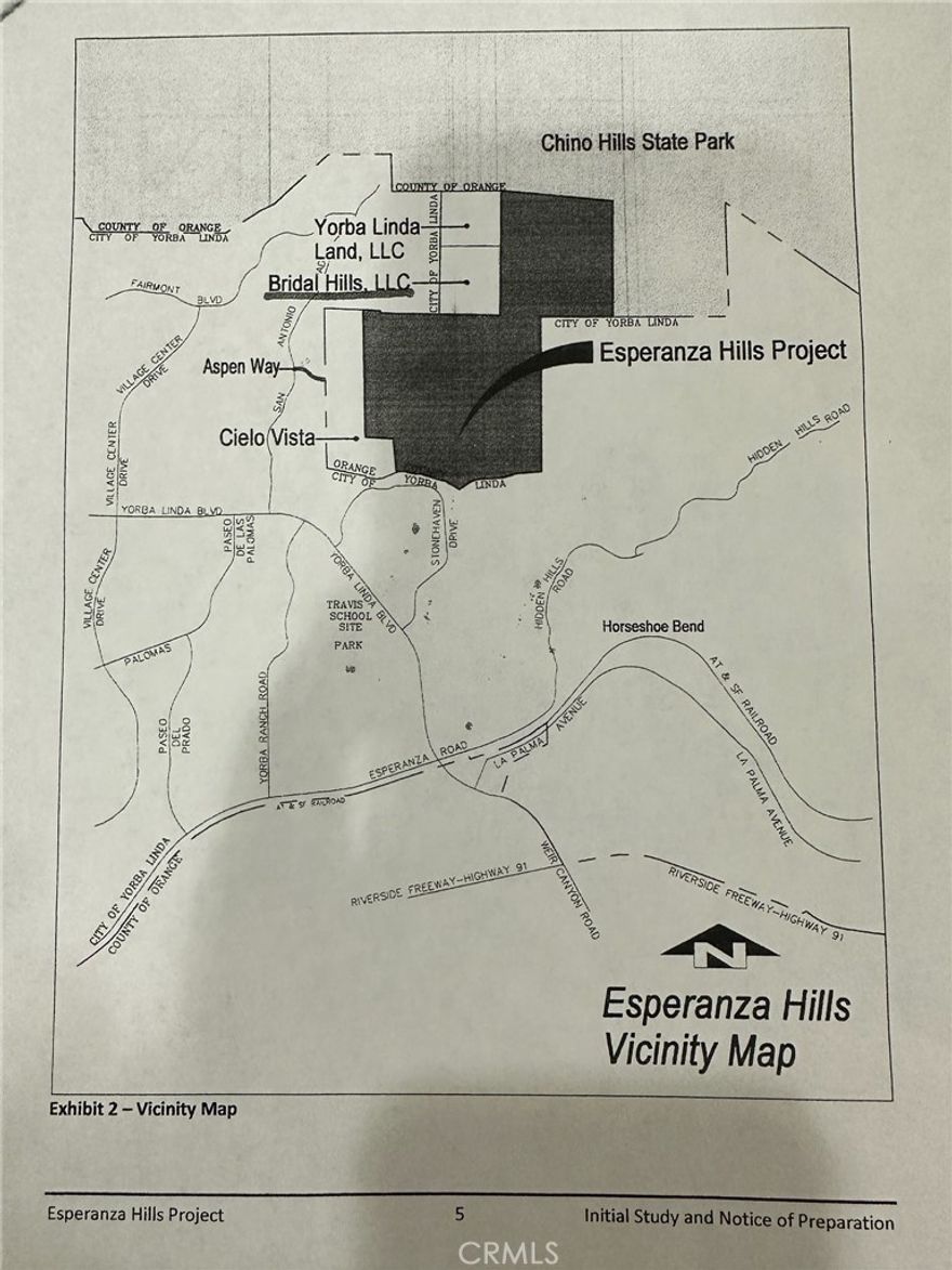 The owner has signed an "Irrevocable License to Use Esperanza Hills Park and Trails" agreement to use the Esperanza Hills parks and trails subject to the rules of the Esperanza Hills homeowner association but not subject to the architectural review or other development restrictions set forth in the covenants conditions and restrictions of the Esperanza Hills subdivision nor subject to any homeowner's fees imposed by the Esperanza Hills HOA. 



Rural land parcel located just south/east of prestigious "Woodbridge Estates" on San Antonio Road and Casino Ridge Road. Currently zoned agricultural with potential development possibilities. This parcel is adjacent to the approved Esperanza Hills/Cielo Vista development. Cielo Vista has had their grand opening on September 26, 2024 for 73 home development on approximately 84 acres and Esperanza Hills has been approved for 340 home development on approximately 469 acres and soon will begin grading. Broker does not guarantee the accuracy of the information provided, buyer is advised to independently verify the accuracy of this information through personal inspection or with appropriate professionals.(i.e. attorney, appraiser, architect, contract etc.) to satisfy themselves and rely only on that.