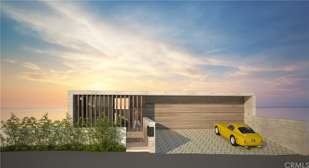 Exceptionally large oceanfront lot situated on a low bluff above Agate Street Beach! Plans by internationally acclaimed local architect Horst Noppenberger are included. Build your custom dream home in this ideal Woods Cove / Hip District location, on one of the best beaches in central Laguna. Watch the sun set over Catalina Island as the waves crash over reefs and on the sand directly below your home. Numerous shops and restaurants are within a few blocks or a short distance down the beach, which stretches all the way to downtown and north Laguna past multiple interconnected coves and locally known surf breaks. Partial site preparation has been completed. Several years and large sums of capital have already been invested to the benefit of the new owner. Horst’s plans are for a 4,097-square-foot modern eco home with 4 bedrooms and 4.5 baths, high ceilings, disappearing glass walls, pool and spa, and fine finishes by Ohara Davies-Gaetano. Plans are in the approval process: Planning & Zoning approval has been achieved and a Design Review date is imminent. The parcel is relatively flat, with a sloping bluff that is only about 30 feet above the sand. The street is a privately gated cul-de-sac with just 3 homes and plenty of private parking. This is an excellent opportunity to customize finishes while building your ideal oceanfront dream home.