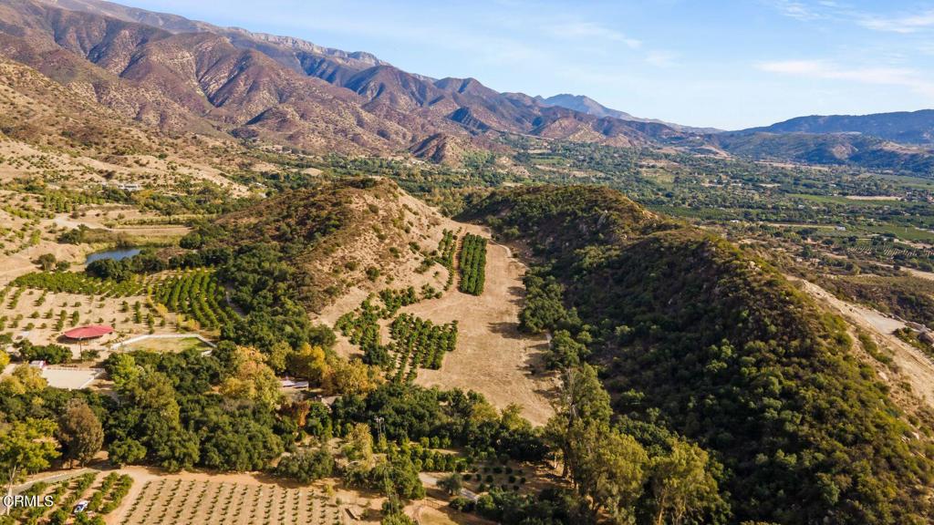 Discover the unparalleled beauty and potential of Hermitage Ranch, a truly extraordinary property nestled at the end of a scenic driveway lined with majestic oaks and olive trees. This is a rare opportunity to bring your vision to life in a setting defined by breathtaking views, tranquility, and endless possibilities. The existing 2-bedroom, 2-bathroom home offers potential for repurposing, while the expansive property invites you to reimagine and personalize it to suit your dreams. This is more than just a place to live - Hermitage Ranch offers the chance to build a legacy, perfect for generations to come. Currently, the property boasts 3.8 acres of Hass avocado trees and 0.6 acres of Valencia oranges, with the potential to expand into a larger orchard for greater production. Water resources are provided by the Hermitage Mutual Water Company, which is managed by Hermitage Ranch. Whether you dream of creating a modern estate, a private retreat, or continuing the rich agricultural heritage of this fertile land, Hermitage Ranch offers a rare blank canvas to cultivate your ideal lifestyle. A true gem in the east end of Ojaia"don't let this remarkable opportunity slip away!