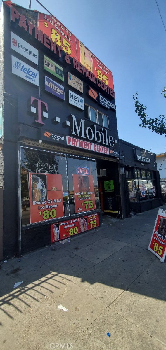 Amazing Investment Opportunity awaits! This property offers 2 store fronts with a well maintained 1 bedroom apartment located above the store fronts as well as a 3 bed 2 bath single family residence w/ laundry room. Retail spaces and units are both under lease!