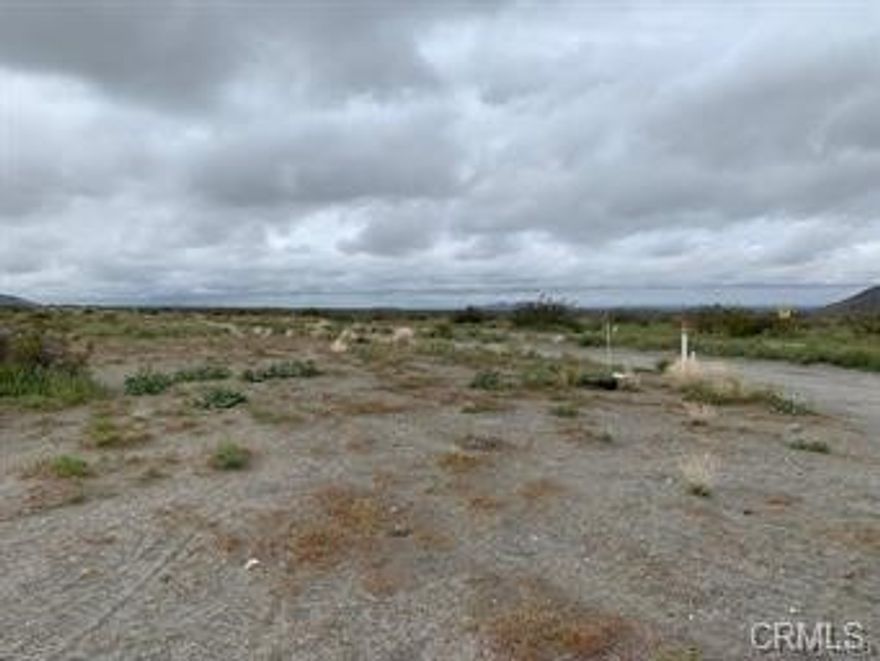 Very nice lot near Palmdale Blvd.  Water infrastructure in place but not working.  Potential future public water.  Electricity and septic area.  Lot 100% usable.  Development on acreage all around the property.  Owner will consider Seller Financing with 25% down.