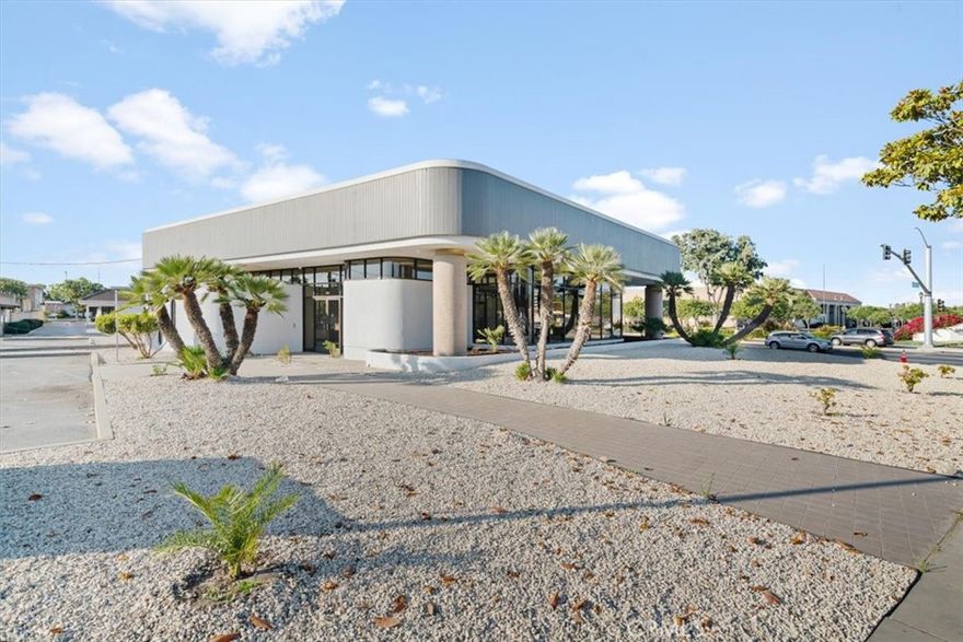 Here is a fantastic investment opportunity in a high profile location in Santa Maria. Located at signalized intersections of Main and Miller, this retail/banking building has drive-through potential, offices, break room, vault, new landscaping, new LED lighting inside and out, numerous upgrades and security cameras. It's located just one block from the center of Santa Maria where new developments have just been finalized. This walkable 3610 sq ft building sits on a 30000 sq ft lot just across the street from the Town Center. This property includes 18 parking spaces. Back alley access as well. The zoning- downtown specific plan. If you are looking for a visible space with plenty of foot and vehicle traffic---look no further!