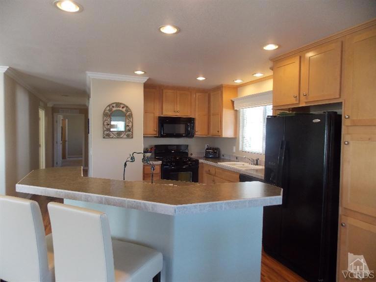 Oxnard Shores Park, located across the street from the Beach! This lovely move int easy home has an open floor plan with three bedrooms and two bathrooms. 1,566 sq. ft. of living space and monthly space rent of $774.00. close to Mandalay Beach, Harbor, Marinas, Restaurants and Shopping. Enjoy Sunset Views from your front porch with a beautifully manicured garden, spacious clubhouse with a pool, and spa. This is a family gated park with beach access.