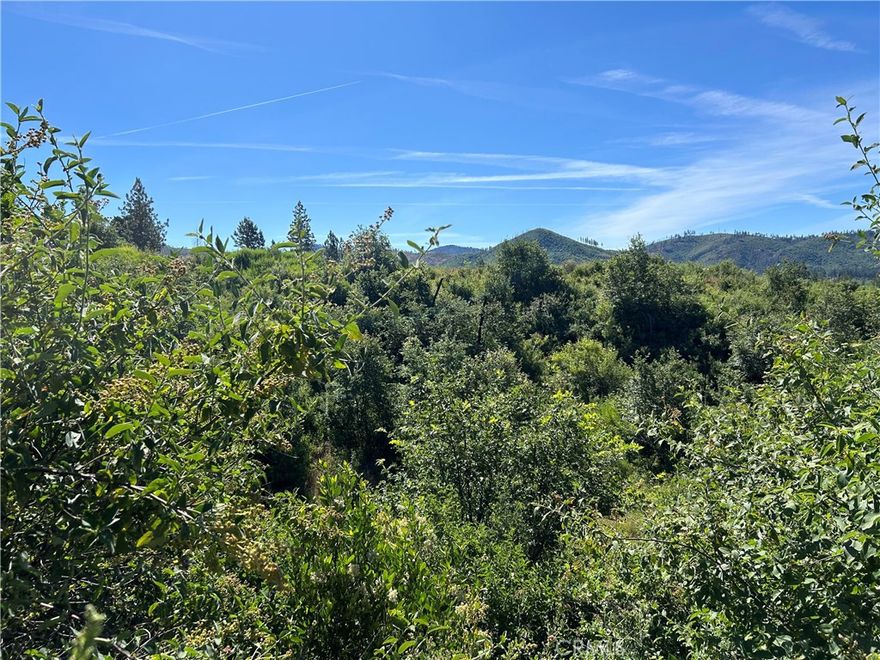 nice lot with lots of open space and views