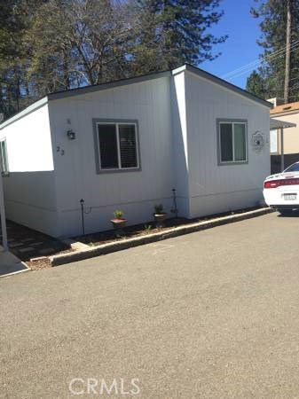 #696 Well cared for home in central Paradise located in the Paradise Estates mobile home park. This home has 3bd and 2ba, open layout with dedicated space for washer and dryer. Covered Parking and walking distance to grocery stores. Fully fenced patio area with nice shed for storage. Manufactured in 2014 providing a modern feel with new fixtures and appliances. Paradise Estates is an all age park and buyer will need approval from the park prior to purchase, park bills electricity and water to owner with monthly land lease bill. Mobile Financing available.