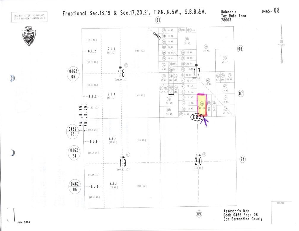 WOW WATER WELL !!! WELL !!! WHAT A GREAT PIECE OF LAND 20 ACRES WITH A VERY POWERFUL WELL GREAT FOR GETTING AWAY OR BUILD YOUR DREAM HOME .. BRING YOUR TOYS AND PLAY FOR A WHILE
Latitude 34.778955 Longitude -117.426722