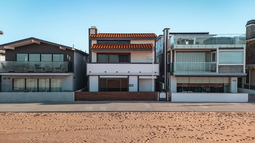 Incredible opportunity to own a prime oceanfront property with fully approved plans by renowned architect Chris Light! This property is perfectly positioned on the boardwalk with panoramic Catalina Island, sunset, coastal, and white water views and sits on a block where the rear alley dead-ends on both sides, offering enhanced privacy and less traffic. Located just steps from the sand at 6th Street—known for its great wave break and nearby lifeguard tower—and within walking or biking distance to the Balboa Pier, shops, and restaurants. A rare chance to build your dream home in one of Newport Beach’s most desirable oceanfront locations!