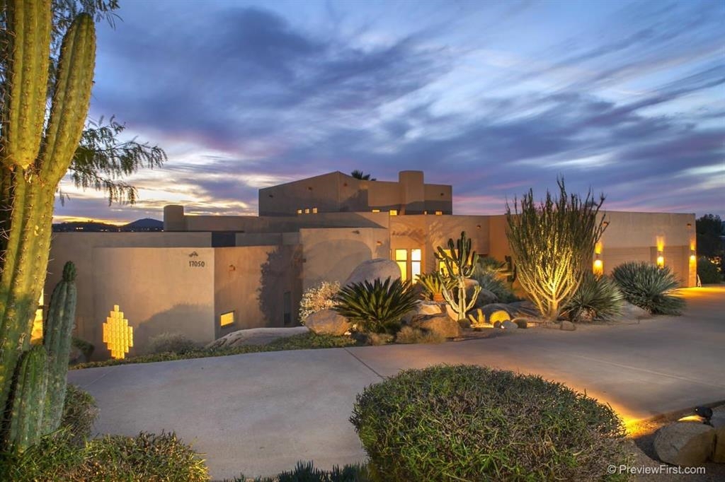 This beautiful custom home features 3,650 square feet, 3 bedrooms, 3.5 baths of luxury living. The home lives like a single level home with master suite and guest bedroom on the 1st floor. Upstairs is the 3rd bedroom, office/family room and balcony. Exquisite craftsmanship that includes soaring 15' ceilings, alder wood cabinets, stainless steel appliances, granite & multiple French doors to extend outdoor living. Additional features include outdoor spa, oversized 3 car garage, privacy & fabulous views. Neighborhoods: North Poway Complex Features: ,, Sewer: Sewer Connected