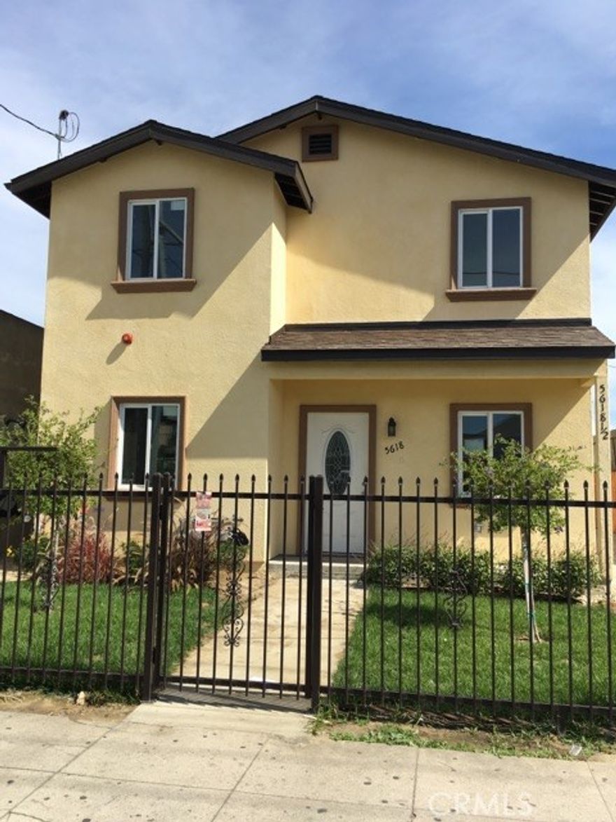 New Construction built in 2016 4BDR 3BATH EACH UNIT, all new flooring, windows, fixtures, paint, cabinetry..all new! Centrally located to schools, shopping, freeways and transportation.  Plenty of parking in gated drive way and 2 car detached garage.