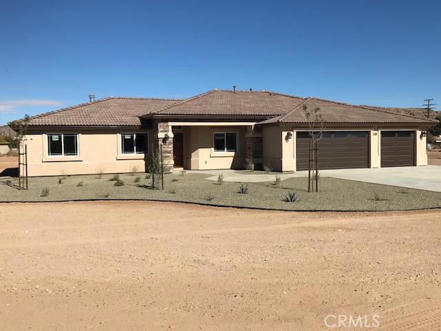Beautifully appointed new construction on over one acre of land. In the heart of Apple Valley's most sought after golf course location. Solid surface counters throughout, tile floors, and built to the highest of energy efficiency and quality. Open, split floor plan with plenty of natural light. Association Amenities: None # of RV Spaces: 0 Special Features: BN,CC,,PTRY,NONE Lot Location Type: Standard Location Landscaping: Partial Special Features: Garage Door Opener, Underground Util: # of Attached Spaces: 3 # of Detached Spaces: 0
