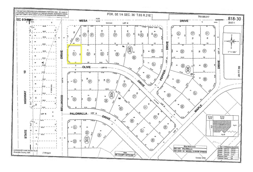 Lot#1 This 11,761 sq ft Commercial Lot offer a rare opportunity to own prime land zoned CPS.
The CPS zoning offers a unique blend of conservation and development potential. Whether you're looking to create a sustainable development, establish a public space, this property provides flexibility for the right buyer. Option to buy 2 additional lot listings (APN#818-305-002 and 818-305-003) next to this one for a total price of $60,000.00
With easy access to 10 Freeway, this location offers the perfect balance between seclusion and connectivity. Don't miss the chance to make a lasting impact with this exceptional piece of land!