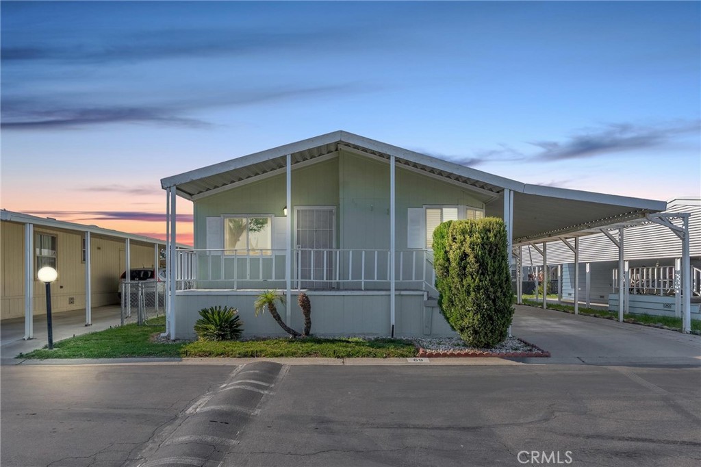Welcome to 777 Temescal Street #69, a charming and well-maintained 3-bedroom, 2-bathroom mobile home offering approximately 1,176 square feet of comfortable living space in Corona La Linda communiy. This home features a bright and open floor plan with a spacious living area, an updated kitchen with ample cabinetry, and a dedicated dining space perfect for gatherings. The private primary suite includes a walk-in closet and en-suite bathroom, while two additional bedrooms provide versatility for guests, a home office, or hobbies. Additional highlights include central heating and air conditioning, a convenient laundry area, a covered carport, and an outdoor storage shed. Located in a quiet, community-oriented park with amenities like a pool and clubhouse, and just minutes from shopping, dining, and freeway access, this home is ideal for first-time buyers, downsizers, or anyone looking for comfortable, affordable living in a great location.