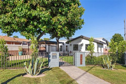 A home in Downey