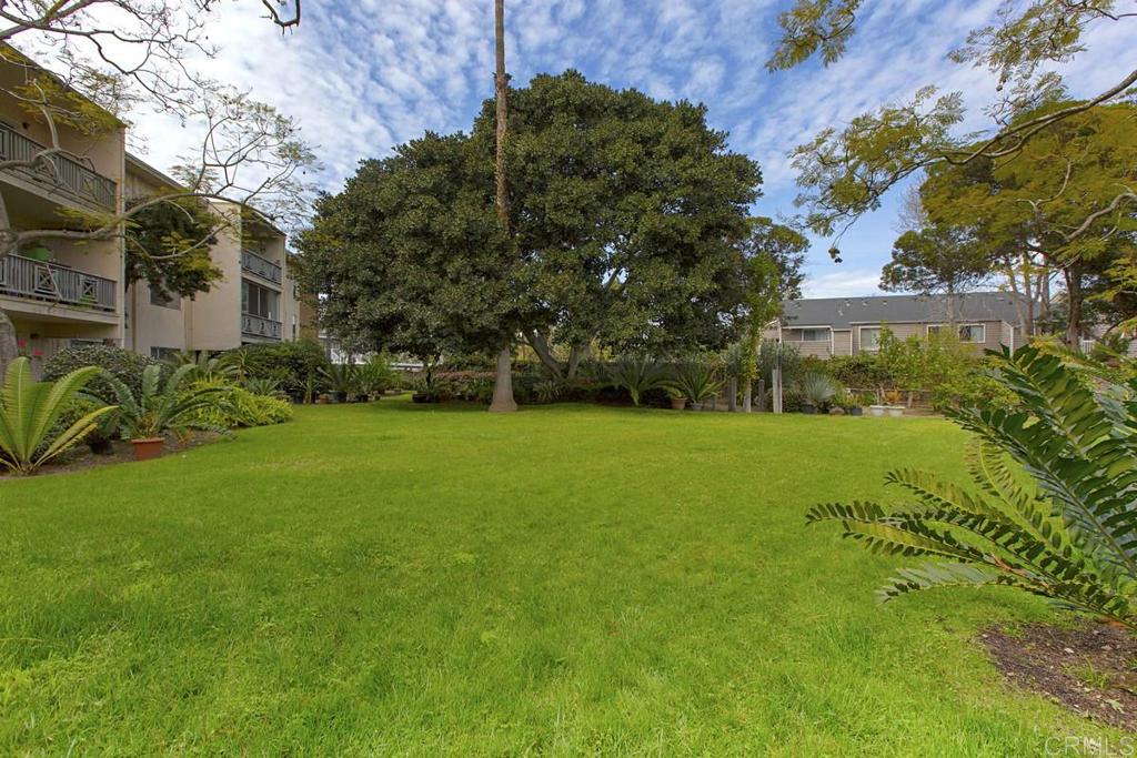 Live near the beach! Walk to shopping and restaurants! Perfect for investor, first time buyer, or down-sizer. Terrific ground floor location with patio and garden view - no stairs. This unit has a good layout and is in mostly original condition, ready for your personal touches. Spacious rooms, walk-in closet, extra storage cabinets. Community clubhouse and pool. Enjoy easy access to the beach, Point Loma schools, grocery stores, restaurants, public transportation, and all that San Diego has to offer!