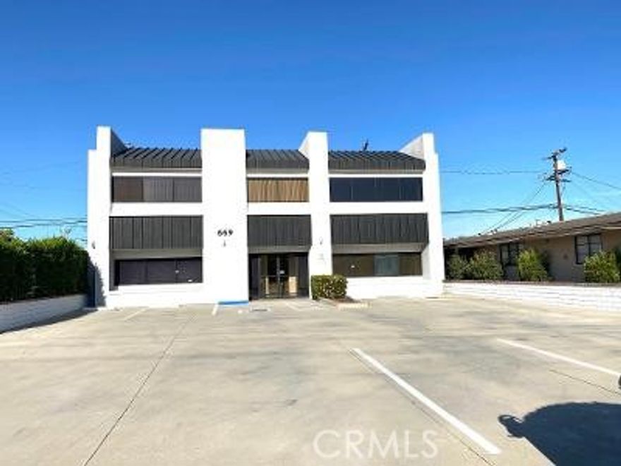 This property consists of four separate suites A, B, C and D. Lease one suite or lease the whole building. The property is located near the ten freeway and walking distance to public transit and restaurants. Each suite is leasing for $2.090 per month.  There are two suites on the 1st floor and two suites on the 2nd floor. Each suite is presently set up for different types of businesses. Some suites offer a kitchen counter area.  One suite has a client reception area with a sliding glass window for billing / appointment scheduling.  Another suite offers a large open area and a private office for the boss.  Each suite includes its own restroom.  The front entrance has double glass doors plus there is a wide stairs case leading to the 2nd floor. Each suite has a front and rear entrance. This property has a parking lot in the front and some parking in back.  Please call or email the listing office for more information and to schedule a viewing appointment.