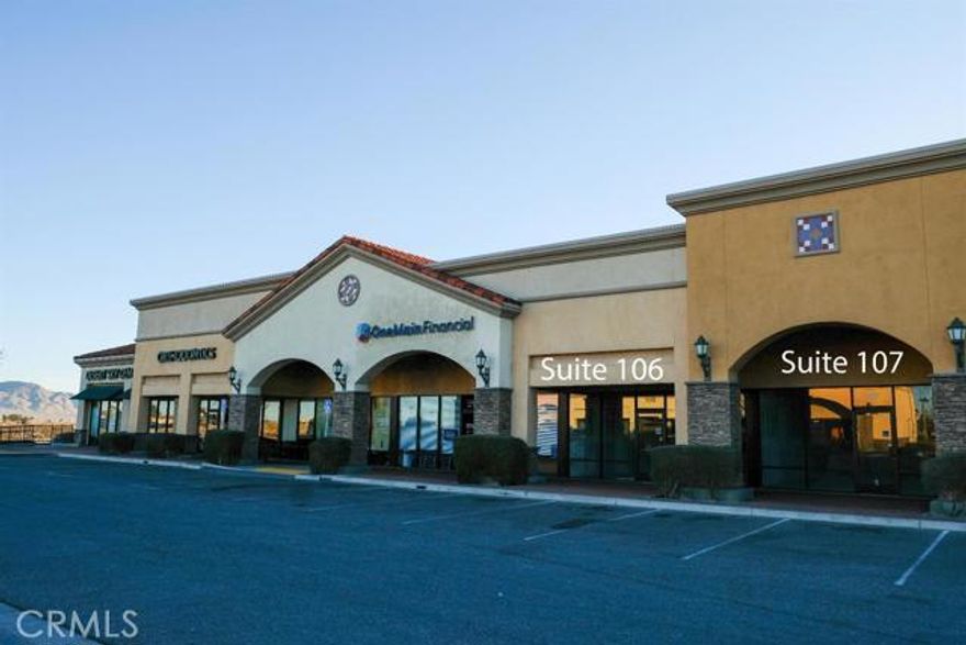 Come join some of the most popular national names in the business! 1,200 - 3,480 square feet available at Desert Sky Plaza; a power center off the I-15 freeway and Roy Rogers Drive in the City of Victorville. Major anchors include; Home Depot, America's Tire, Farmer Boys and Starbucks. A diverse mix of tenants occupy the inline spaces and include; Wing Stop, Waba Grill, Bank of America, Verizon and SuperCuts. Just to name a few. With average trips of over 31,000 on Roy Rogers Drive and over 80,000 at the freeway offramp; this location grants you the ease of access and visibility your business needs.