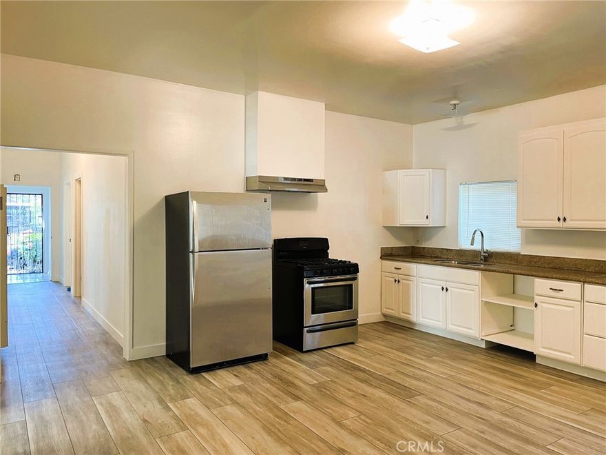Step into comfort and style in this beautifully renovated South Central LA gem with on-site parking! Perfectly situated just minutes from vibrant downtown Los Angeles, you’ll enjoy quick access to USC, LA Trade Tech College, Crypto.com Arena, and some of the city’s best shops and restaurants.



This home blends timeless charm with modern upgrades. The floor plan maximizes every square foot, while the light, neutral walls create a peaceful, airy feel. Stylish, durable flooring adds a contemporary touch throughout.



The updated kitchen is a true highlight—featuring stackable washer/dryer hookups inside, stainless steel appliances, custom cabinetry, and granite countertops that are as practical as they are beautiful.



Energy-efficient solar panels are already installed, helping reduce electricity bills.



Yes, we accept pets! Don’t miss the chance to make this warm, inviting rental home yours—schedule a tour today!