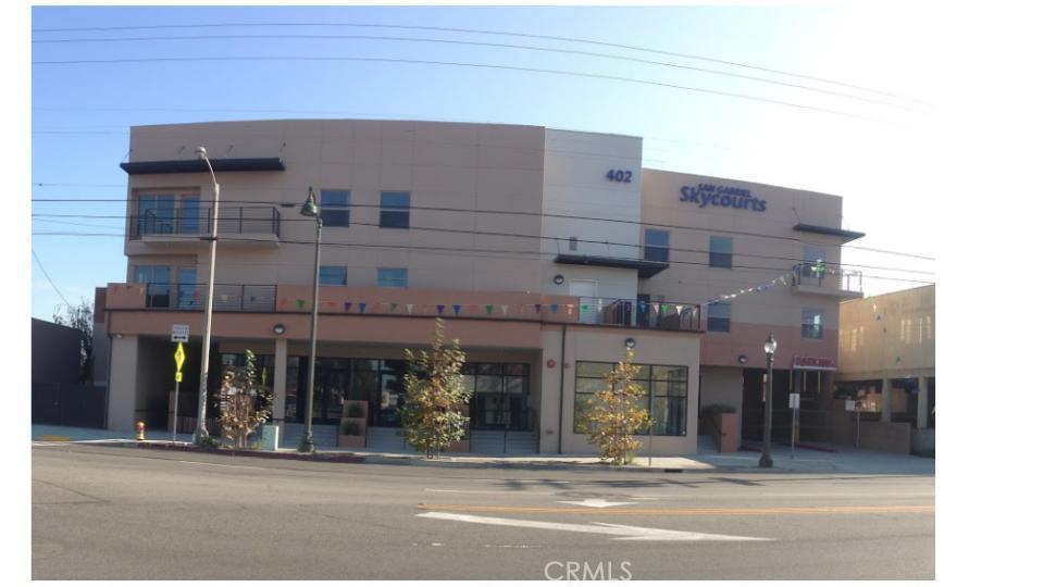 A mix used building on San Gabriel Blvd, commercial at ground floor, 31 unit 2 floor Condos on 2nd floor, with separated commercial and residential parking area and gated for residential tenants parking, 2 passenger elevators and 2 stairways, 2 trash chutes, owner pays HOA fee and trash.