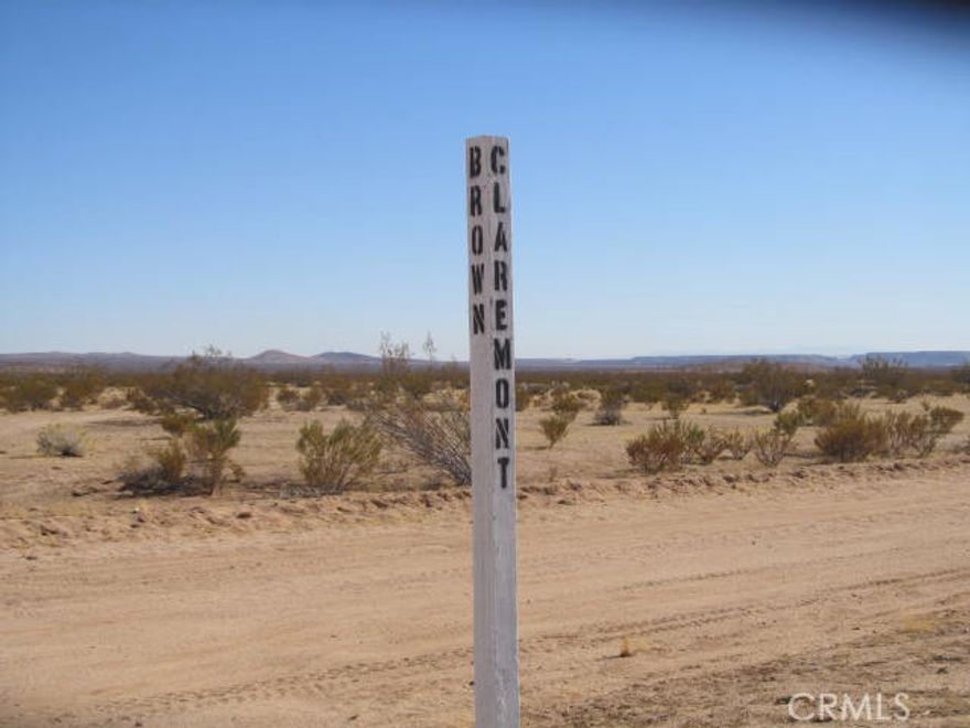TRUST SALES :: !!! MULTIPLE LOT`S HERE A TOTAL OF SEVEN (7) 20 PLUS ACRE LOT`S FOR A TOTAL OF ABOUT 140 PLUS ACRES GIVE OR TAKE, START A SOLAR FARM OR A MASSIVE RANCH OF 140 ACRES PLUS OTHER LOCATION CLOSER TO TOWN THESE ARE FOR SOMEONE THAT NEEDS THAT GET AWAY PLACE IN THE DESERT OR JUST TO RELOCATE TO GOOD OLD CALIFORNIA CITY AND START A NEW

Latitude 35.18066 Longitude -117.752226
