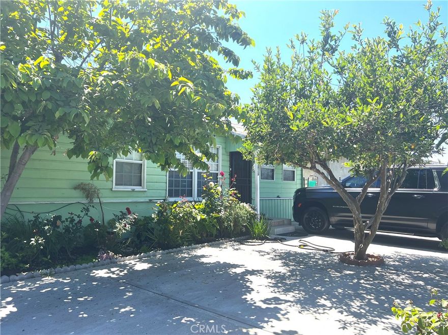 Great house in the Lennox neighborhood with 2 driveways! Spacious 3 bedroom 2 bath home (title shows 2&1) featuring laminate wood floors throughout including kitchen and bathroom, a Bonus Room with loft area, lots of cabinet storage in kitchen, built-in storage cabinet in the hallway and a big backyard with a covered patio. Located within a few blocks to the SoFi Stadium, Hollywood Park Casino, The Forum, and major new development of Hollywood Park shopping center and Intuit Dome in RED HOT Inglewood! Just minutes to LAX, the beach, restaurants, shopping centers, grocery stores, and more… plus easy access to the 405FWY  & 105FWY.