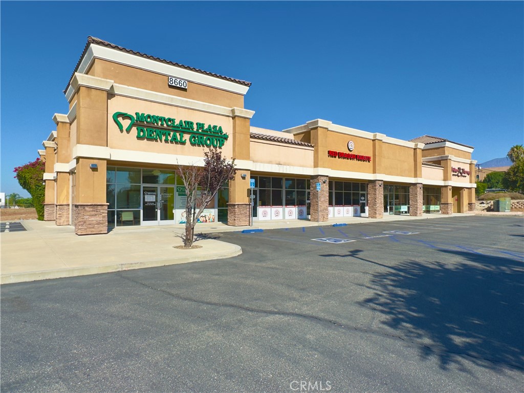 Imagine owning a stable, well-maintained investment property in the heart of Montclair's thriving commercial district. Located at 8660 Central Avenue, this retail center is home to three strong, long-term tenants, ensuring consistent and reliable cash flow. The property’s prime location offers high visibility along a busy Central Avenue, with easy access to the I-10 freeway, attracting a wide range of local residents and commuters alike. The center has been impeccably maintained, reducing future maintenance costs and providing peace of mind for the long term. With a solid tenant base and a location in a growing commercial hub, this is the perfect opportunity for any investor looking to secure a dependable, hassle-free investment with growth potential.
Energy Efficient - Solar panel system owned by Seller.
Convenient Access to Major Freeways: located near the I-10 freeway providing easy access to and from nearby cities, attracting a wider tenant base.
Thriving Commercial Hub: situated in a dynamic commercial area near popular destinations like Montclair Place, ensuring a consistent flow of shoppers and opportunities for cross-business traffic ideal for attracting future tenants.
High Visibility and Traffic: Central Avenue is highly travelled connecting the city of Montclair to Upland providing wide exposure to passing vehicles and pedestrians. And situated adjacent to the historical Pacific Electric Trail commonly used by biking enthusiasts. Financial information available upon request.