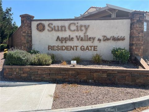 A home in Apple Valley