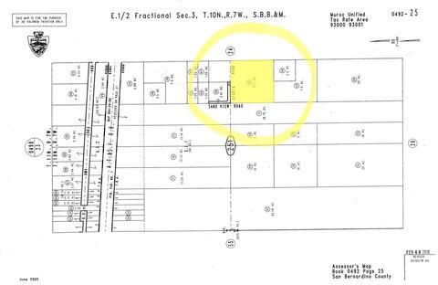 Photo of 0 So. Pipeline Rd #3, Boron, CA 93516 (MLS # HD23184670)