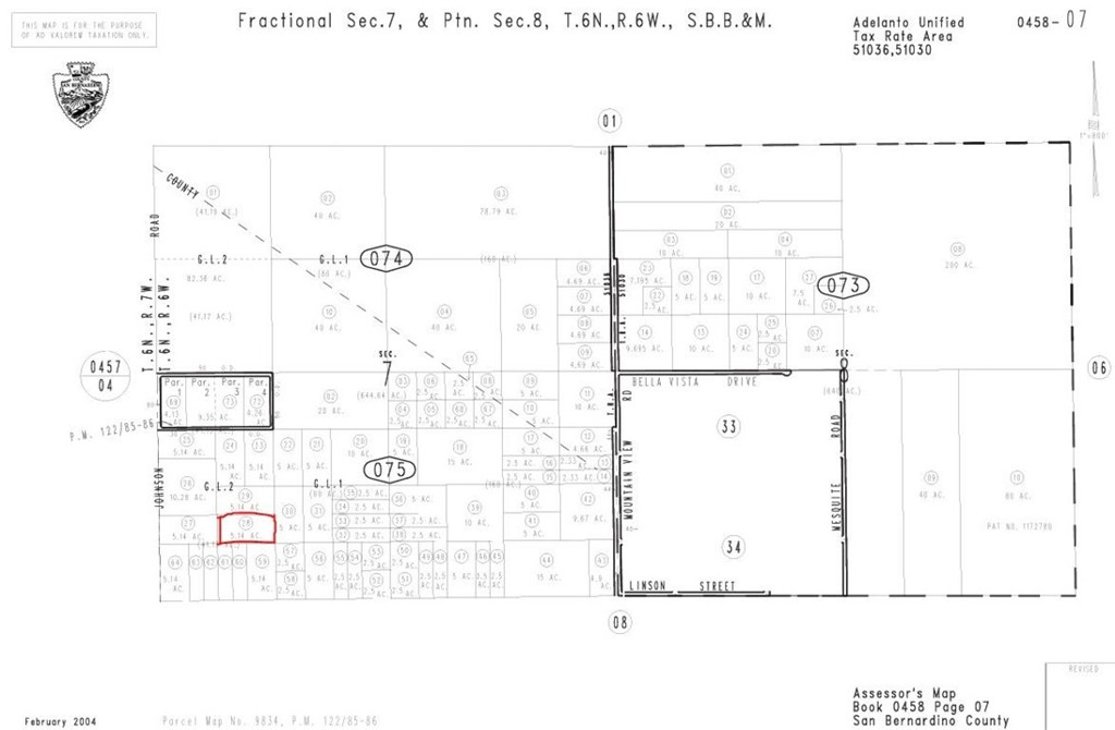 Discover the natural beauty and endless possibilities of this ±5.14 Acres land listing located just 1.10 miles north of El Mirage Rd., on Monroe Rd. With stunning views of the mountains and easy access to nearby amenities, this property is the perfect location for your dream project.
Nestled in a peaceful location, yet still conveniently located just 7.44 miles west of Highway 395, this land offers a unique opportunity to create your own private opportunity or develop a commercial property in a growing area.
Buyer to verify all aspects of the property to Buyer's satisfaction prior to purchase