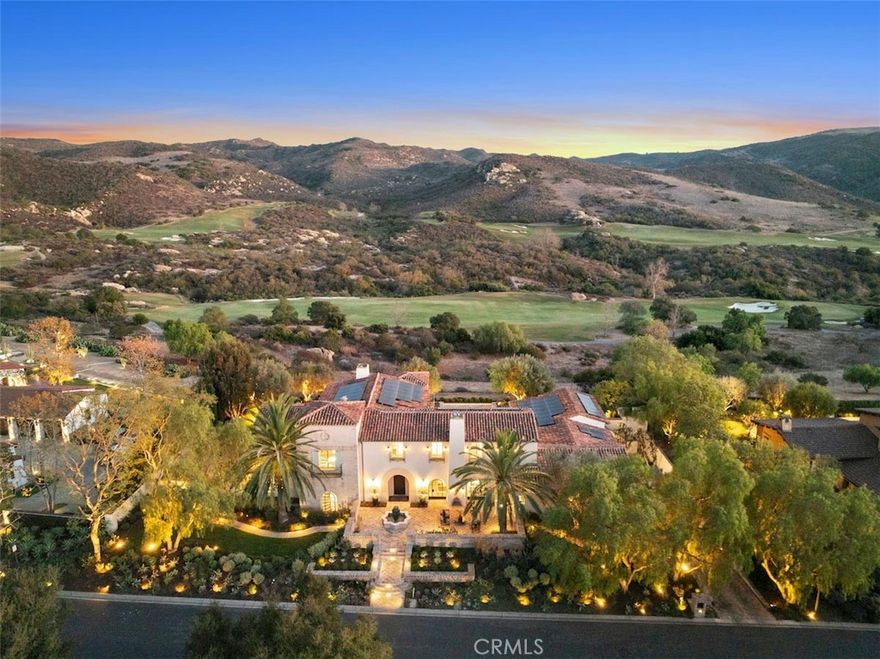 Beautiful Shady Canyon estate.