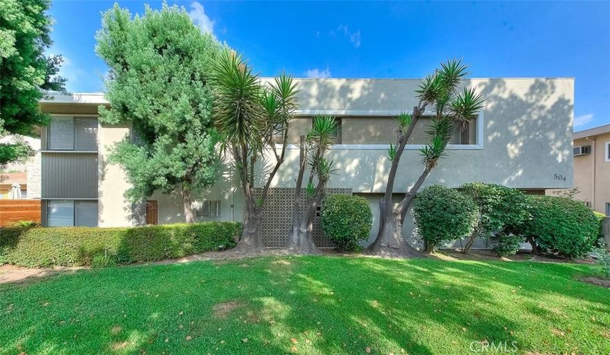 Welcome to this absolutely charming Pasadena condo! Located on a tree-lined street in a prime Pasadena area, north of Madison Heights. A green lush pathway with gardens on each side leads you to the entrance. Once inside, there are plenty of windows, making it light and bright with an easy and open flow. Wood like flooring in the living room and brand new wood like flooring in the bedroom, as well.  Savor cooking in your quaint kitchen appointed with stainless steel appliances: refrigerator, stove and microwave all with a warm vintage vibe! Enjoy the open concept bar that peeks into the living room from the kitchen. Off of the living room is a spacious bedroom with new flooring, a vanity and mirror and a custom closet with drawers and plenty of hanging space.  It is rare to find a spacious 1 bedroom that includes a large closet, separate bath/shower and an enormous private patio. Imagine the possibilities as you step outside to your huge brick courtyard where you can plant and grow a potted garden, entertain guests for dinner or enjoy your cup of morning coffee! There is a covered carport with lockable overhead storage and the laundry facilities are nearby. You are situated only a few blocks to Old Town Pasadena and the Del Mar train station close by. Take delight in all that Pasadena has to offer...shops, dining and all the nightlife you could want!