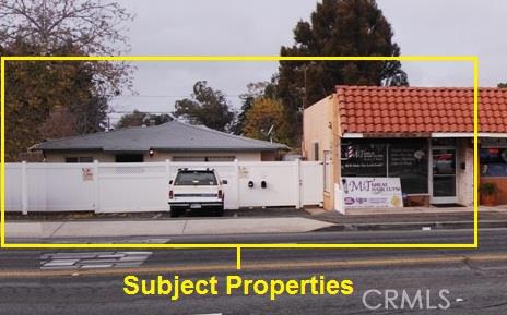 GREAT INVESTMENT OPPORTUNITY on one of the main streets in Beaumont. Property includes a commercial building which is approx. 700 sf and a duplex, with each home being approx. 700 sf, having 1 bdrm/1 bath, all 3 are occupied. The commercial building is currently being used as a barber shop. Large fenced back yard with alley access. Approx. 5+% cap rate. Drive by only – do not disturb tenants. Price is firm.