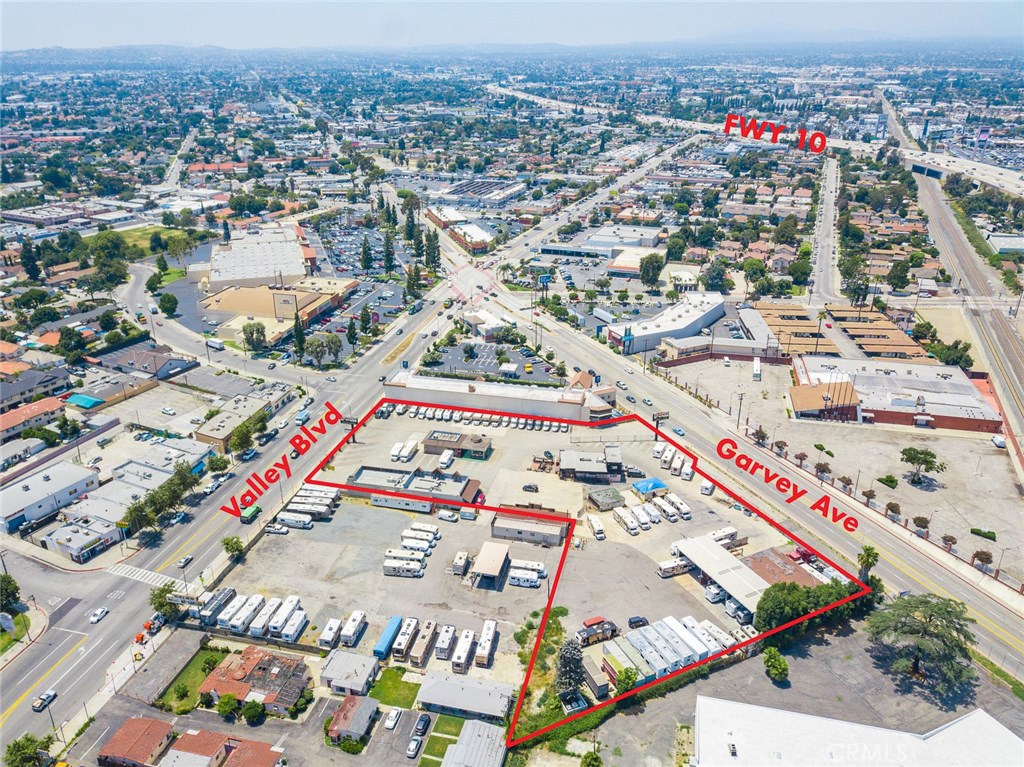 Landlord will consider Short-Term lease under 1 year. Zone C3. Rare opportunity to rent a huge flat lot 115,439 sq.ft for $30,000 per month in a highly desirable area. Two driveway entrance to the property. One located on Valley Blvd and one located on Garvey Ave. Previous tenant had a successful RV sales and rental business for many decades. Surrounded by shopping centers in a highly trafficked area. A few minute drive to the 10 and 605 freeway. Parcel next to property may also be available for rent. APN# 8565-020-027. Lot size is 51,473 sf. Total size of both parcel is 166,912 sq.ft. (see last two picture). City says they would prefer a national grocery store/supermarket at this location.